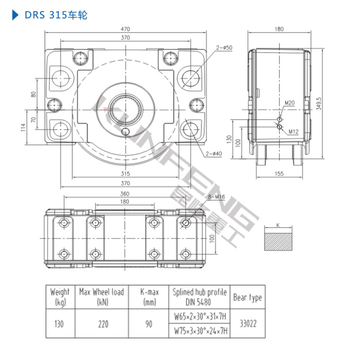 DRS315智能驱动轮
